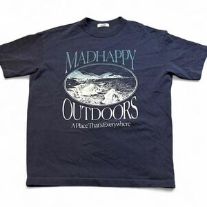 Madhappy outdoors vintage style made in USA heavyweight tshirt size small